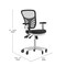 Flash Furniture Black Mesh Multifunction Chair - Roller Wheels HL-0001-WH-BK-RLB-GG - alternate 2